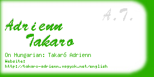 adrienn takaro business card